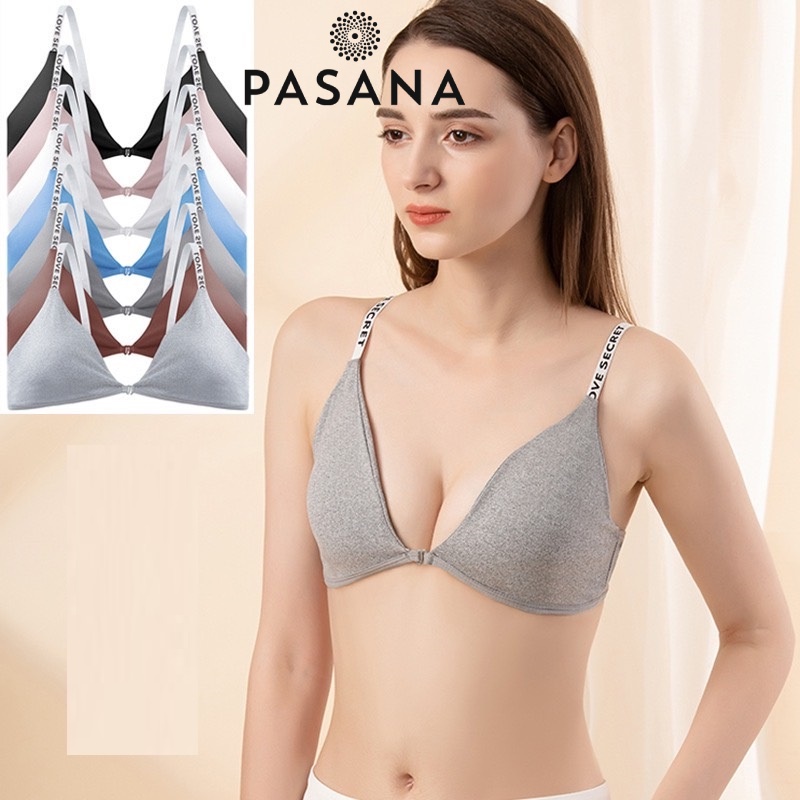 [Xả - dọn kho]Áo lót nữ áo ngực bra  thể thao cài trước sành điệu sexy Pasana0116