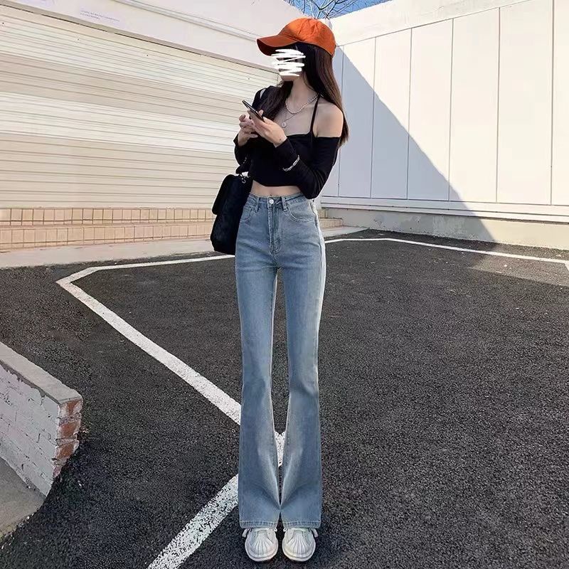 Jiashucheng Quần Dài Lưng Cao Dáng Ôm Thời Trang Xuân Hè Mới Cho Nữ