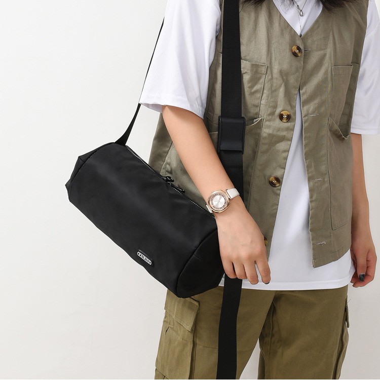 Cylinder bag men Messenger Bag Canvas Street bag shoulder Bucket Bags Outdoor essentials