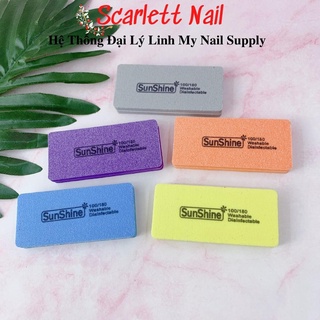 Phao Đánh Bóng Móng Mài Móng Buffer Sunshine Loại Lớn Nhiều Màu