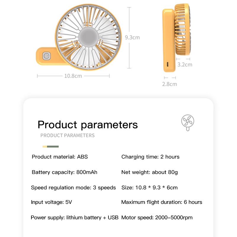 Quạt Usb Mini Để Bàn Không Ồn 180 Độ Niye | BigBuy360 - bigbuy360.vn