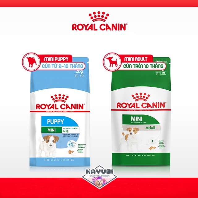 TÚI 2KG - HẠT KHÔ ROYAL CANIN MINI PUPPY