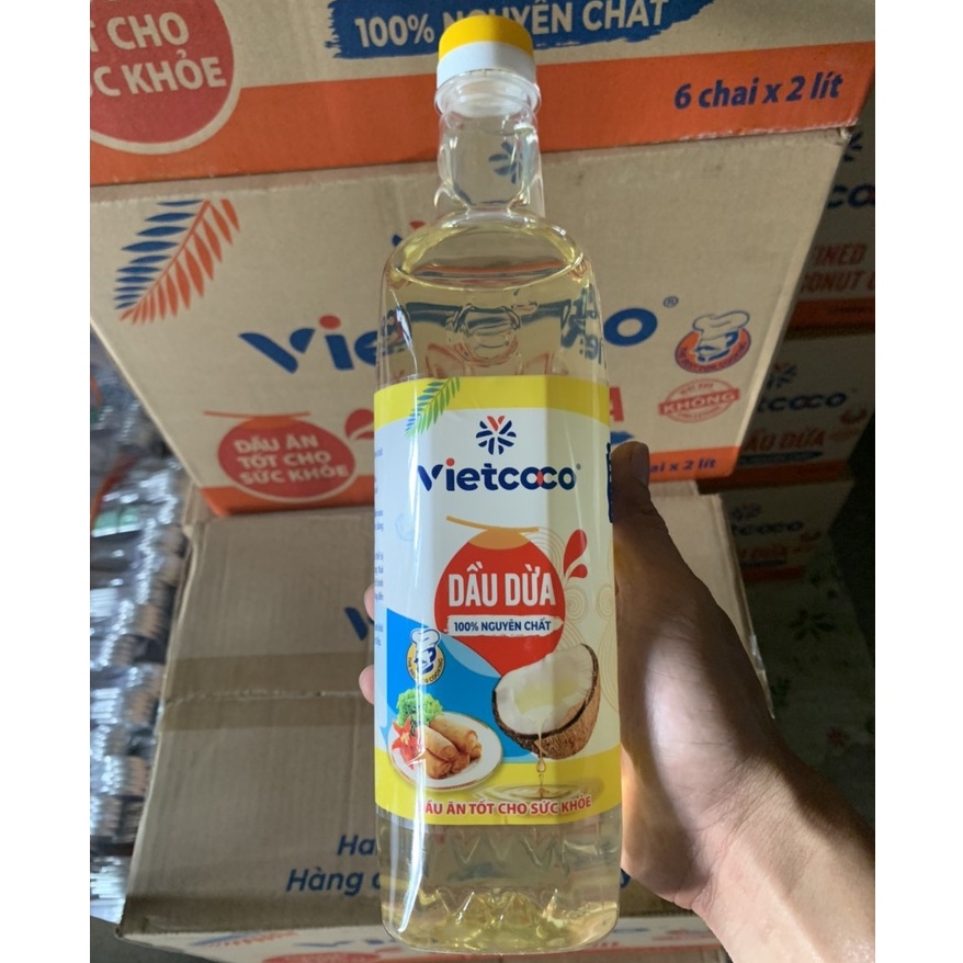 DẦU DỪA VIETCOCO - COOKING OIL  1 Lít