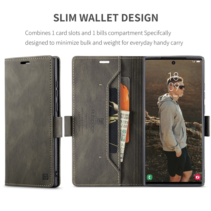 Ốp Lưng Điện Thoại Dạng Ví Da Lật Dành Cho Samsung S22 Note 20 Ultra Note10 Plus Pro