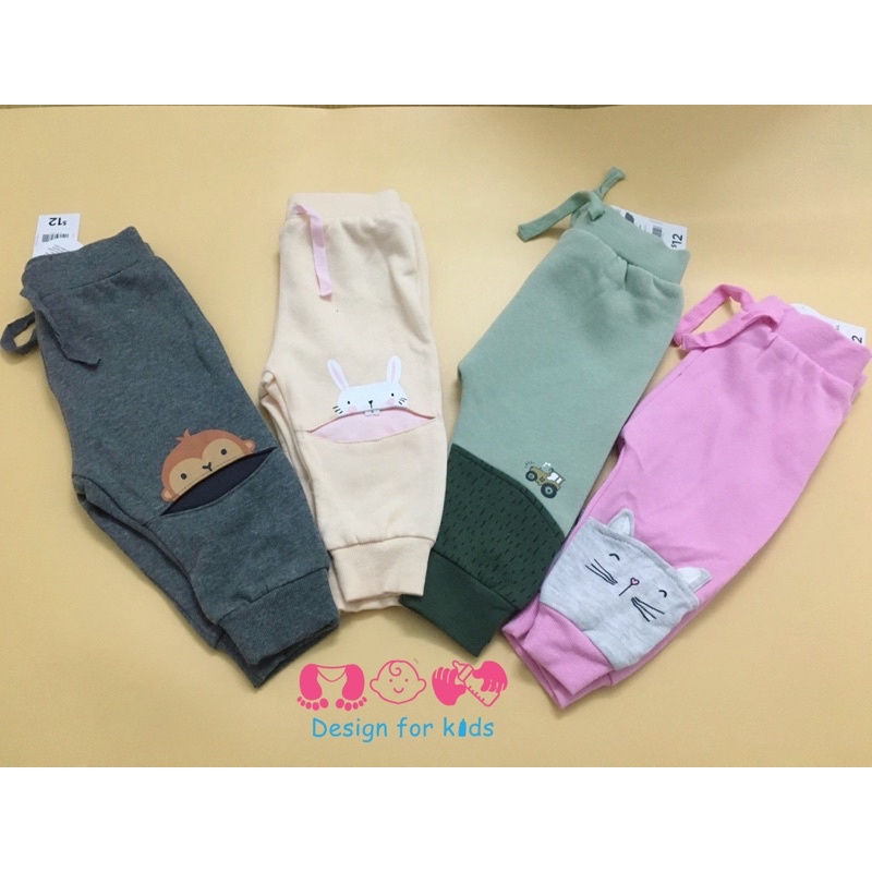 Quần nỉ quần dài xuất dư Young Original siêu đáng yêu cho bé