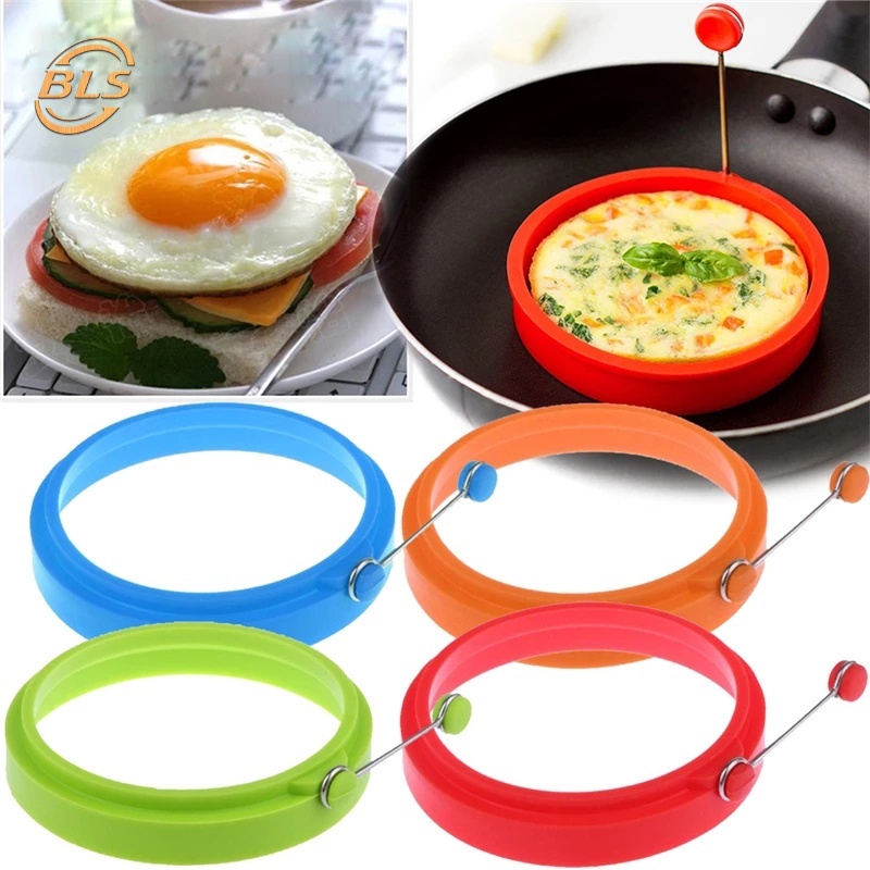 Khuôn Chiên Trứng/ Bánh Pancake Bằng Silicone Chống Dính Tiện Dụng Cho Nhà Bếp
