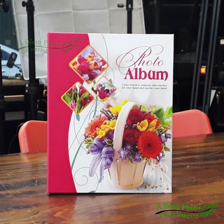 Album ảnh 13x18  Flower - Bìa giấy cứng - Đựng 40 ảnh