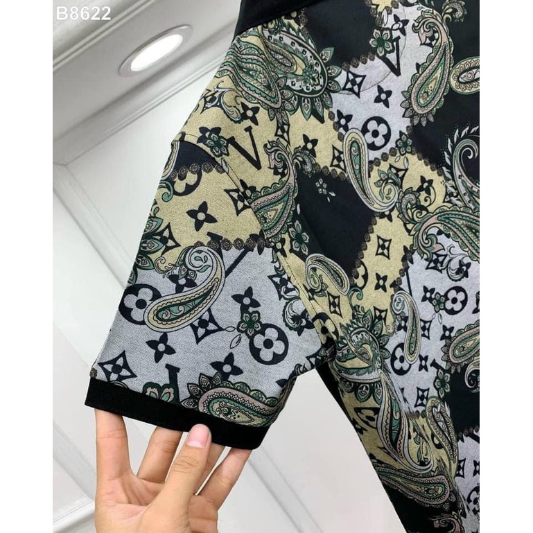 Áo phông nam - Áo polo nam 3D lá chất poly cotton cá sấu có Fullsize - AC24