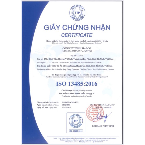 Khẩu trang  KF94 HABCO MASK,khẩu trang 4 lớp kháng khuẩn 99.9% Bịch 10 cái  Hàng Công Ty chuẩn đét
