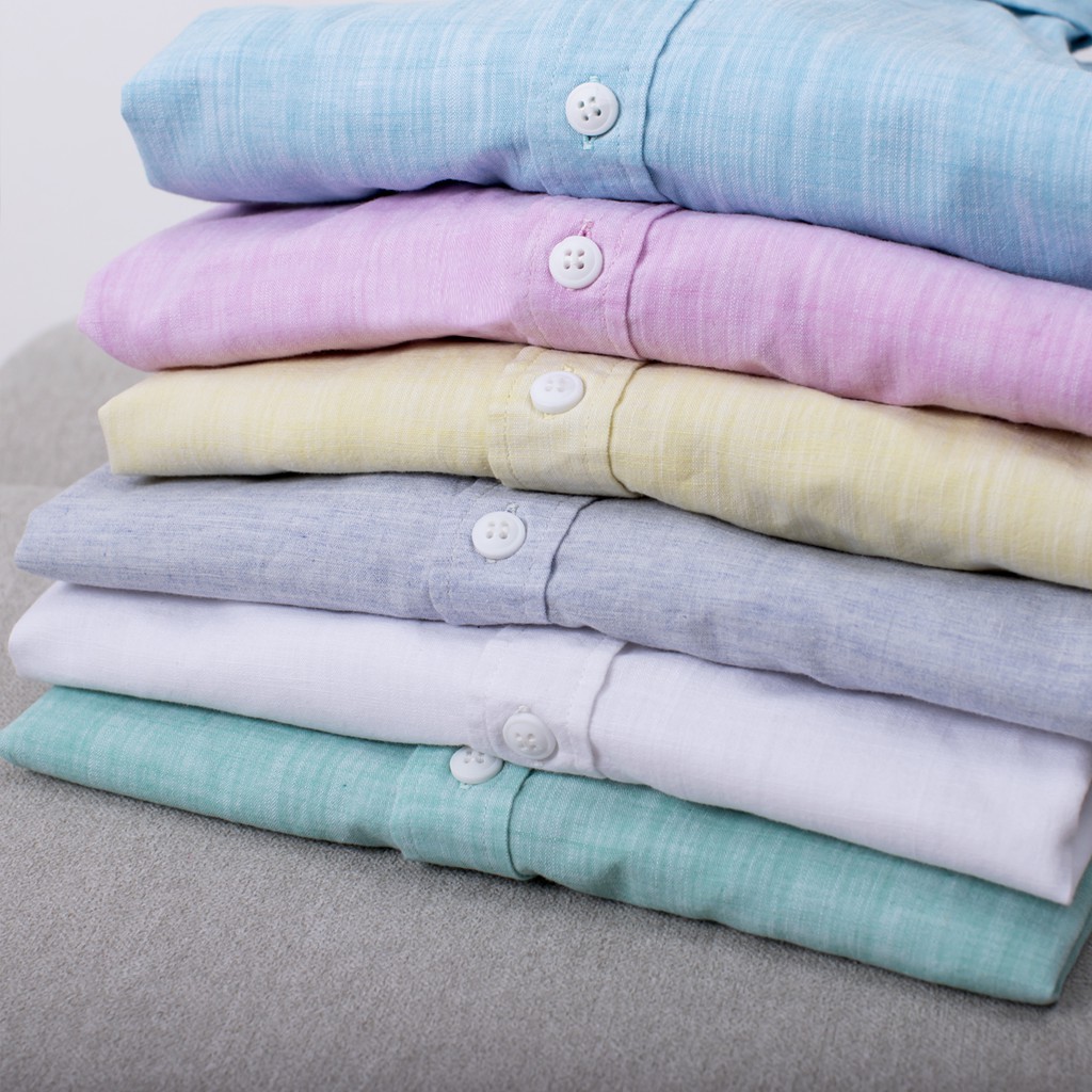 Áo sơ mi nam tay dài cao cấp LADOS - 797 form đẹp chất linen mềm mịn thấm hút mồ hôi tốt | BigBuy360 - bigbuy360.vn