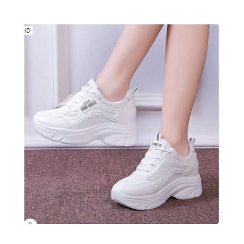 Giày Thể Thao Nữ (7cm) Kiểu Dáng Hàn Quốc, Năng Động