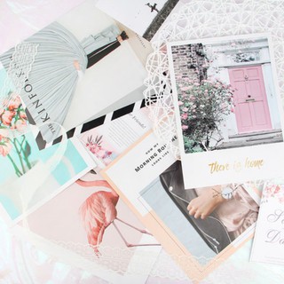 Bìa tạp chí 2 mặt - thiệp kinfolk chụp ảnh