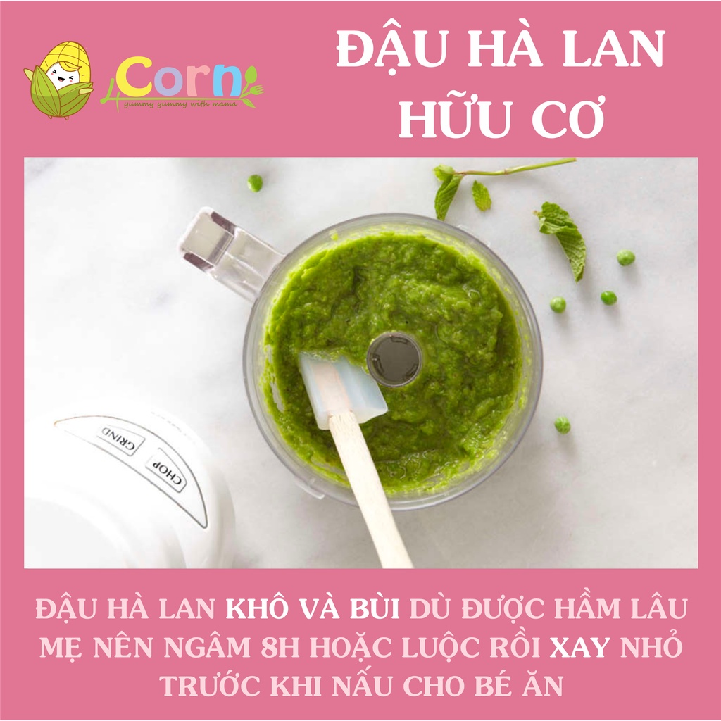Đậu hà lan hữu cơ Markal - Cho bé 7m+