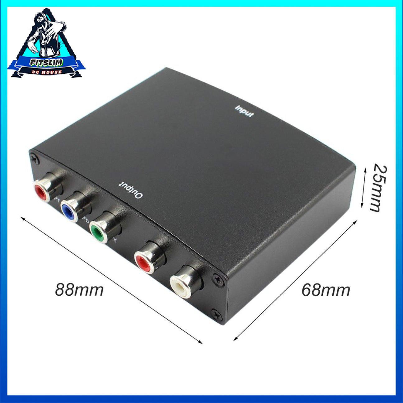 Bộ chuyển đổi bộ chuyển đổi âm thanh 4K HDMI sang 5RCA RGB Component YPbPr Video + R / L