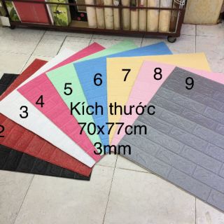 Xốp dán tường 3d