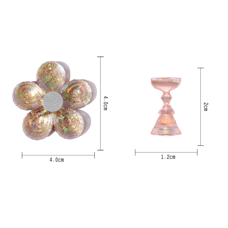 Đế nam châm gắn móng mẫu, đế gắn móng giả tập vẽ nail chuyên dụng