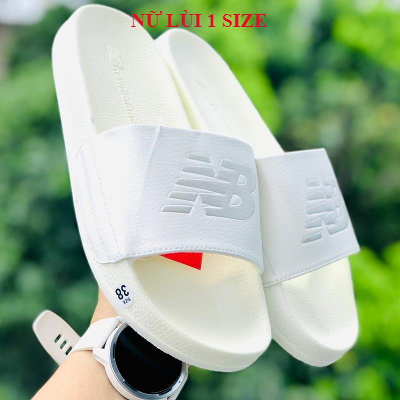 Dép newbalence 🎁 FREESHIP + TẶNG VỚ 🎁dép unisex NB new balence quai ngang thể thao nam nữ full kem