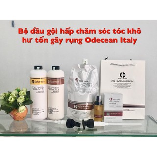 HẤP DẦU PHỤC HỒI TÓC SIÊU MƯỢT  COLLAGEN KERATIN EDOCEAN 1000ML