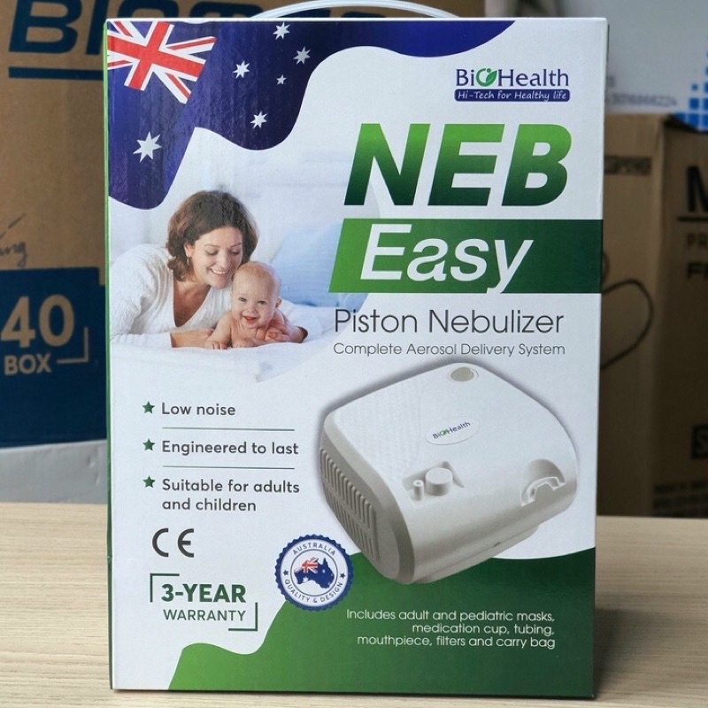 ✅  Máy Xông Khí Dung Mũi Họng Biohealth NEB EASY NEBEASY MÁY THỞ KHÍ DUNG MŨI HỌNG BIOHEALTH NEB EASY