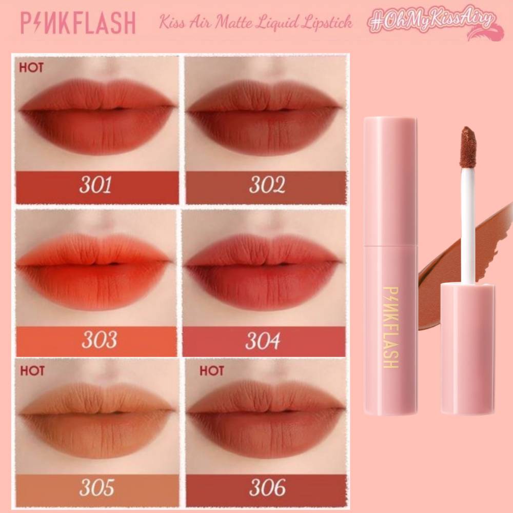 [Hàng mới về] Son Lì PINKFLASH Kháng Nước Thoải Mái Không Làm Khô Môi Trang Điểm Hai Công Dụng Màu Sắc Phong Phú | BigBuy360 - bigbuy360.vn