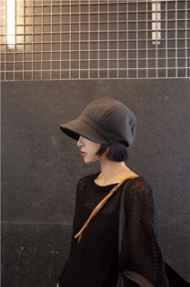 Mũ nồi dạ dáng nấm tròn