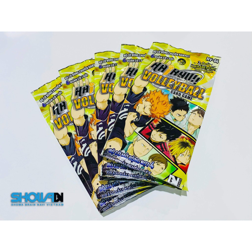 Bộ cờ bóng chuyền Haikyu - Gói mở rộng HV-04 - 1 gói/6 quân