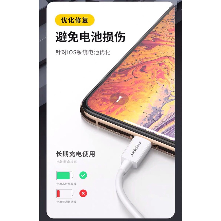 Apple Dây Cáp Sạc Truyền Dữ Liệu Dành Cho Iphone 11 7 5s 8 Plus 6s