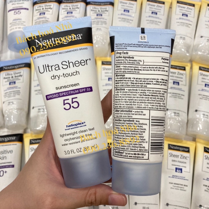 [Hàng Mỹ/Úc] Kem chống nắng Neutrogena SPF50