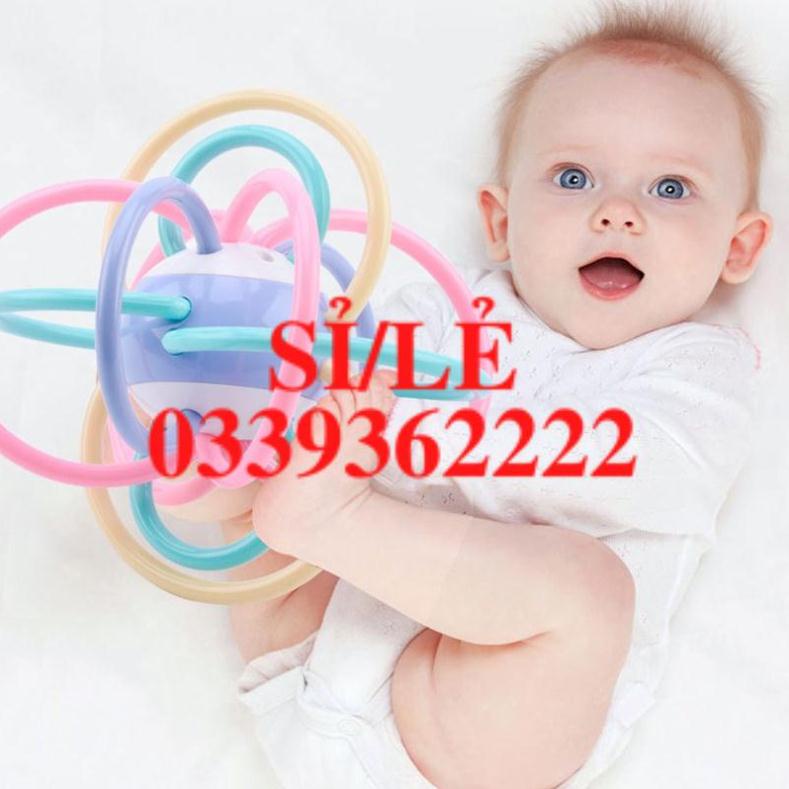 Shijia Ni Manhattan Ball Baby Teether Holding Ball Molar Stick 3-6-12 Months Baby Toy MM  HAIANHSHOP