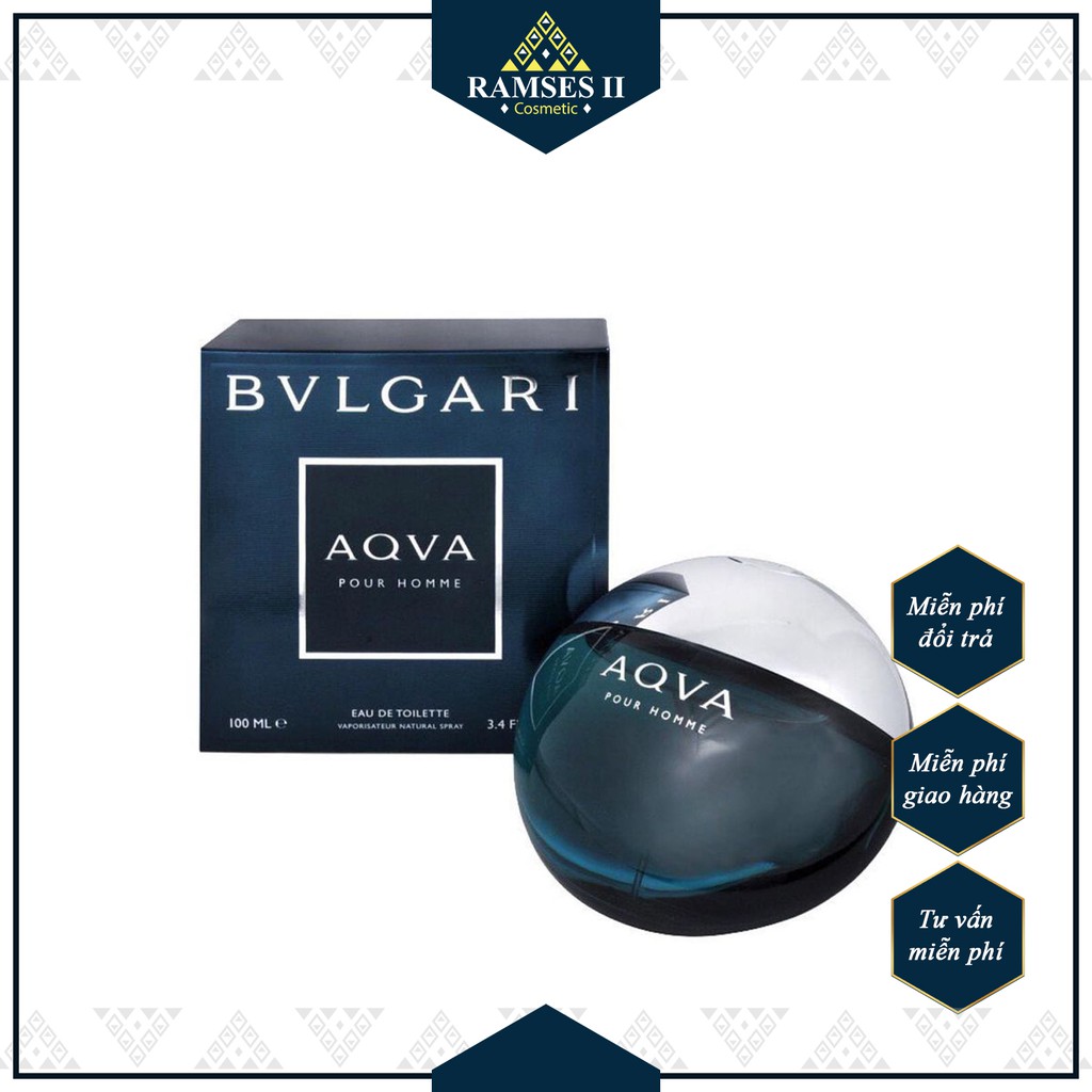Nước hoa nam AQVA BVLGARI (Pour homme, Marine,Atlantiqve for men) 100ml