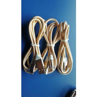 Cáp sạc bọc dù chống đứt dài 1m - Hot