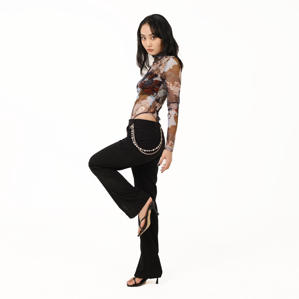 Áo Bodysuit Mùa Thu In Họa Tiết Voan Lưới Cá Tính Phối Layer Inwear - 𝑩𝒆𝒂𝒕𝒓𝒊𝒙 𝑩𝒐𝒅𝒚𝒔𝒖𝒊𝒕