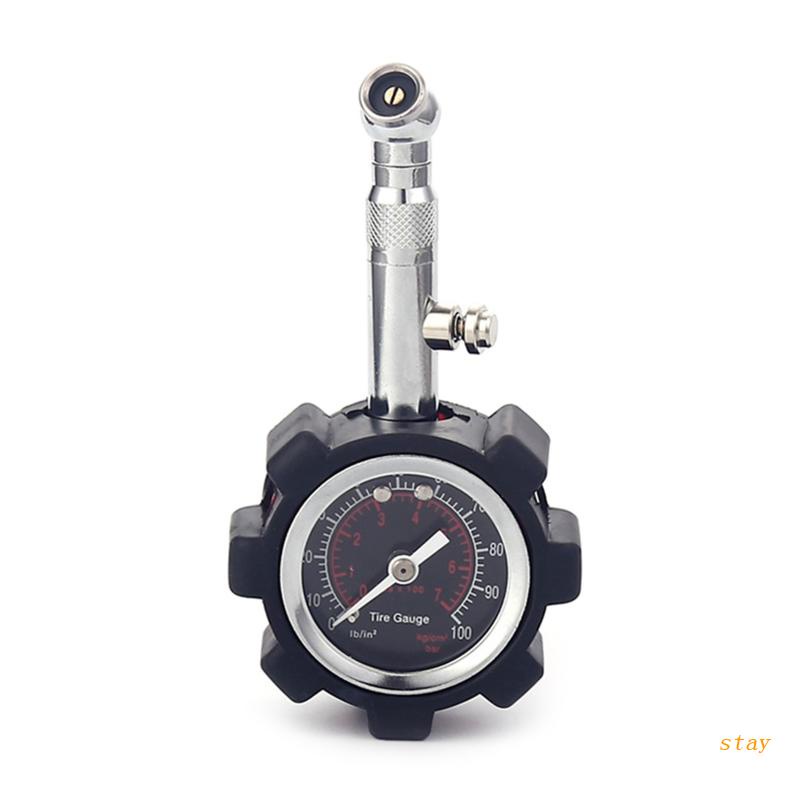 Đồng Hồ Đo Áp Suất Lốp Xe Hơi 100Psi