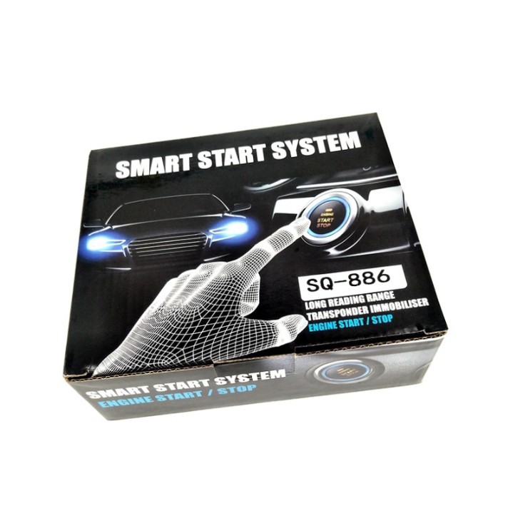 Hệ thống khởi động ô tô từ xa Start Stop Engine 12v Smart886 cao cấp