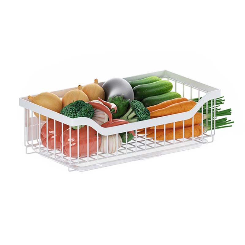 Rổ Kim Loại Treo Tường Đựng Rau Củ Quả Ráo Nước Tiện Dụng Cho Nhà Bếp