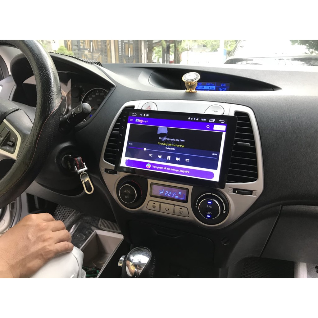 Màn Hình Android 9 inch Cho HYUNDAI  I20 2008-2012 - Đầu DVD Chạy Android Kèm Mặt Dưỡng Giắc Zin Huyndai I20