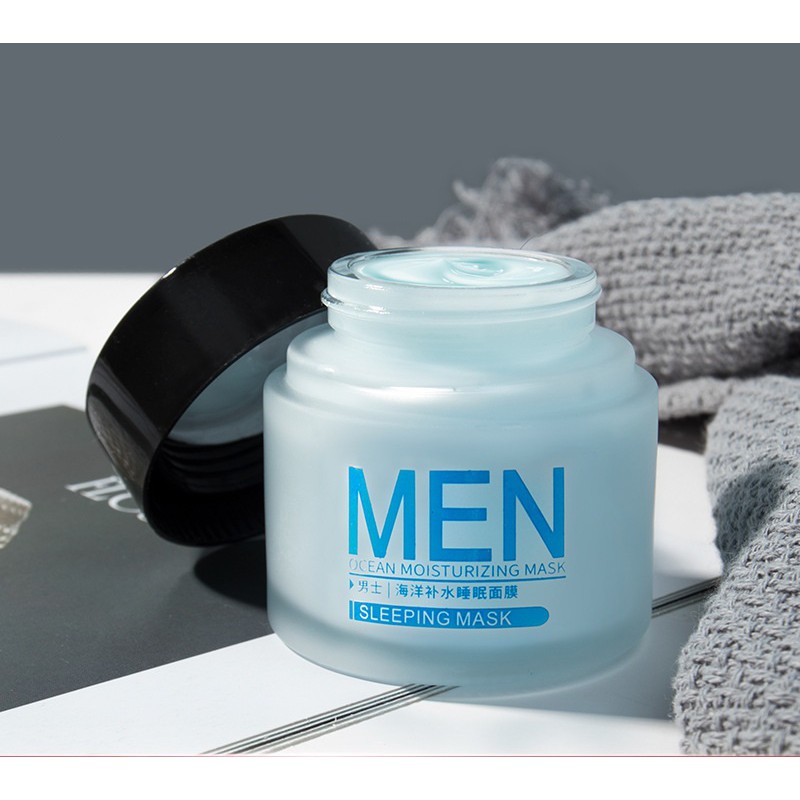 0921 A7 Kem Dưỡng Mặt Nạ Ngủ Dưỡng Ẩm Dành Cho Nam Giới Laikou Men Ocean Energy Formulation Dưỡng Trắng, Se Khít Lcl