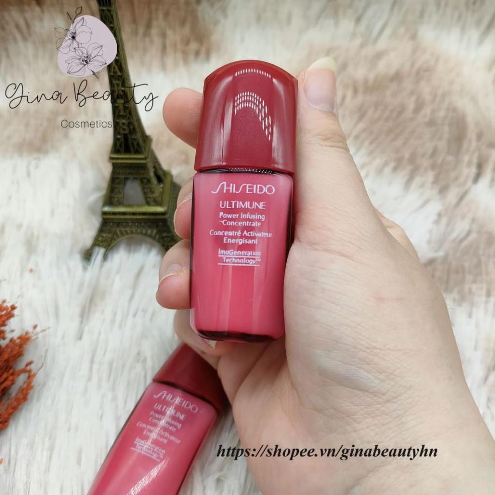 Tinh Chất Dưỡng Da Shiseido Ultimune Power Infusing Concentrate 10ml - bảo vệ làn da khỏe mạnh rạng rỡ