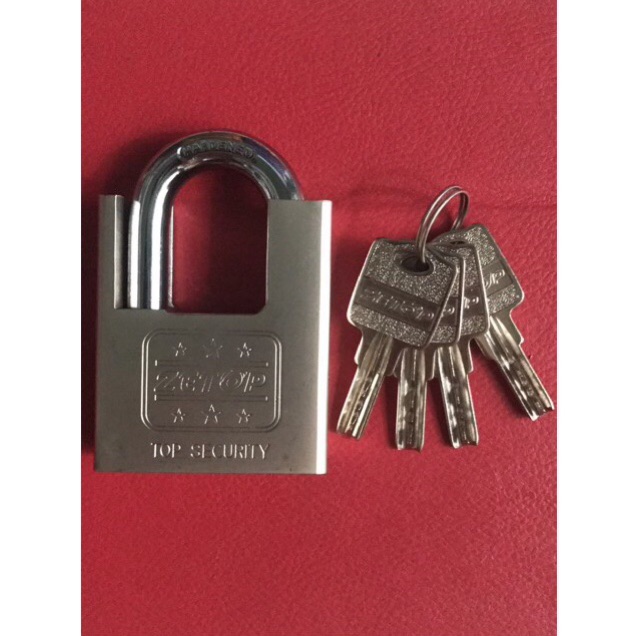 Combo ổ khoá ZETOP chống cắt gồm 24 chìa khoá phụ