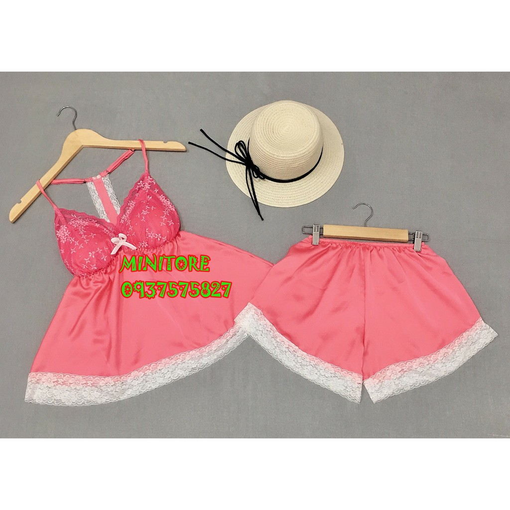 [40KG - 55KG] ĐỒ NGỦ SATIN 2 TẦNG CÓ MÚT, VẢI MỊN MÁT ÍT NHĂN - Hàng xưởng nhà may bao chắc chắn, Bộ ngủ Satin 2 tầng | BigBuy360 - bigbuy360.vn