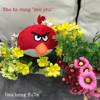 Gấu bông - Angry bird móc khóa