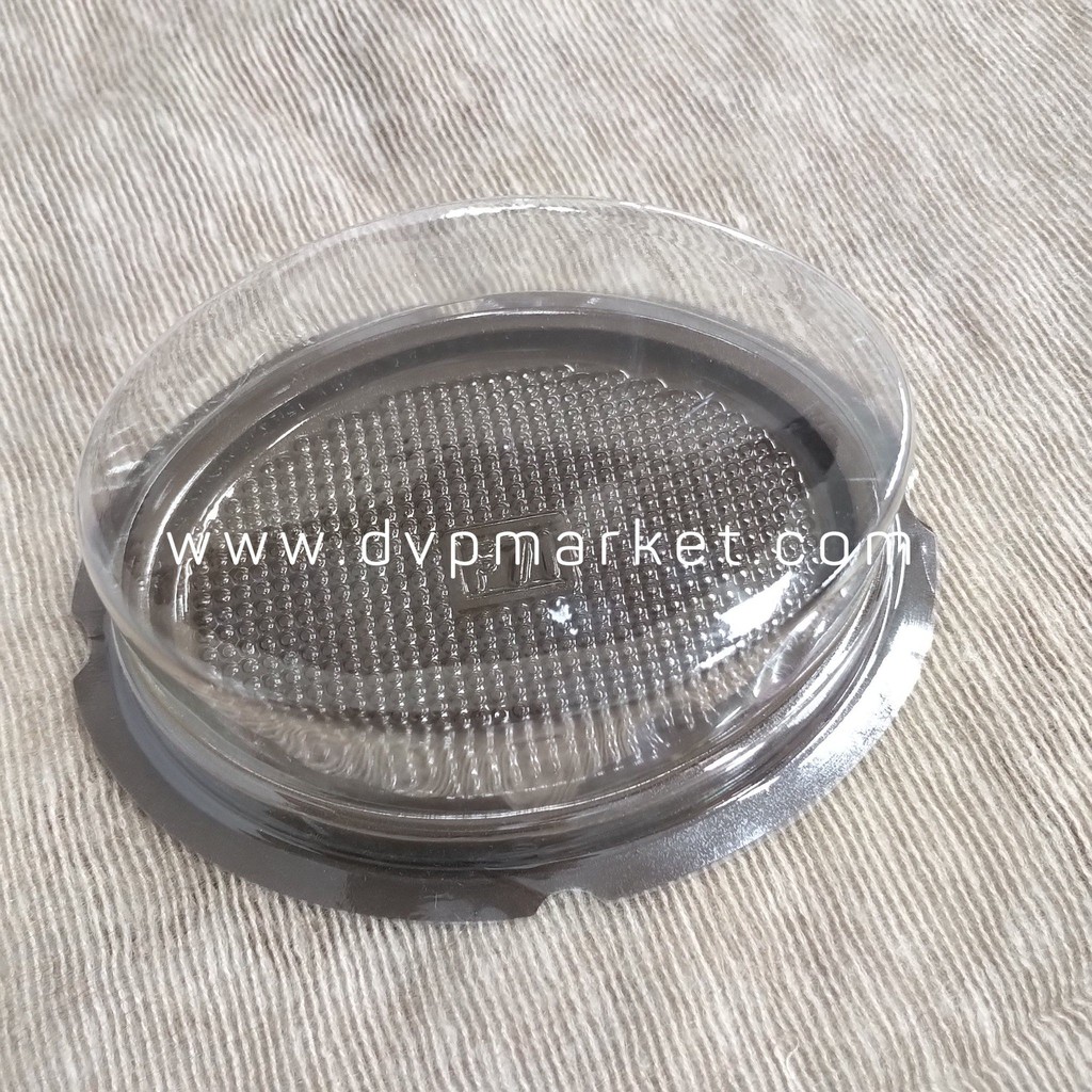 Hộp nhựa đựng bánh hình oval F71