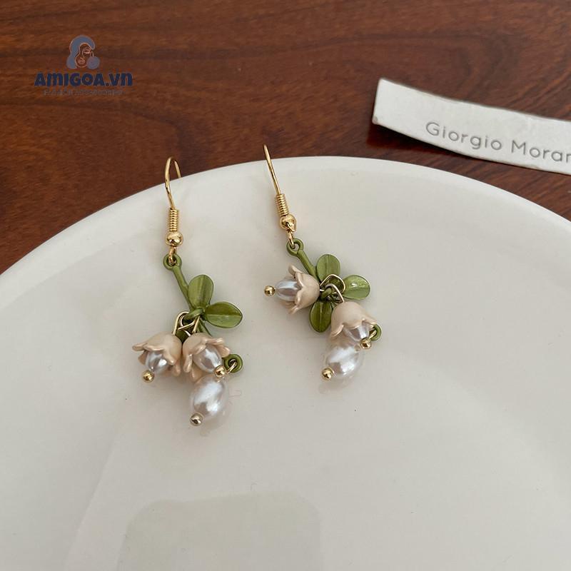 ✨✨Bông Tai Đính Ngọc Trai Nhân Tạo Thời Trang Mùa Xuân Cho Nữ