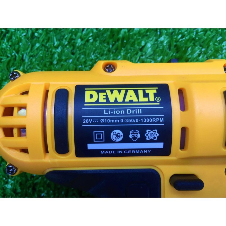 [Chính Hãng] Máy khoan PIN Dewalt 28V (CÓ BÚA) - 2 PIN - TẶNG KÈM 3 MŨI: Khoan bê tông, Khoan sắt, Khoan gỗ