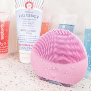 Máy Rửa Mặt Forever Lina Mini Giúp Sạch Da Mặt Hiệu Quả, Máy Rung Rửa Mặt Vệ Sinh Sóng Âm, Pad Rửa Mặt