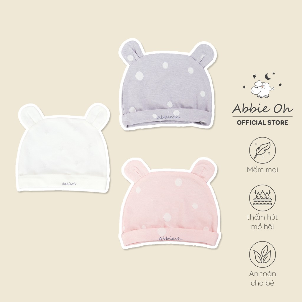 Mũ Mỏng Cho Bé Sơ Sinh | Abbieoh | MU020