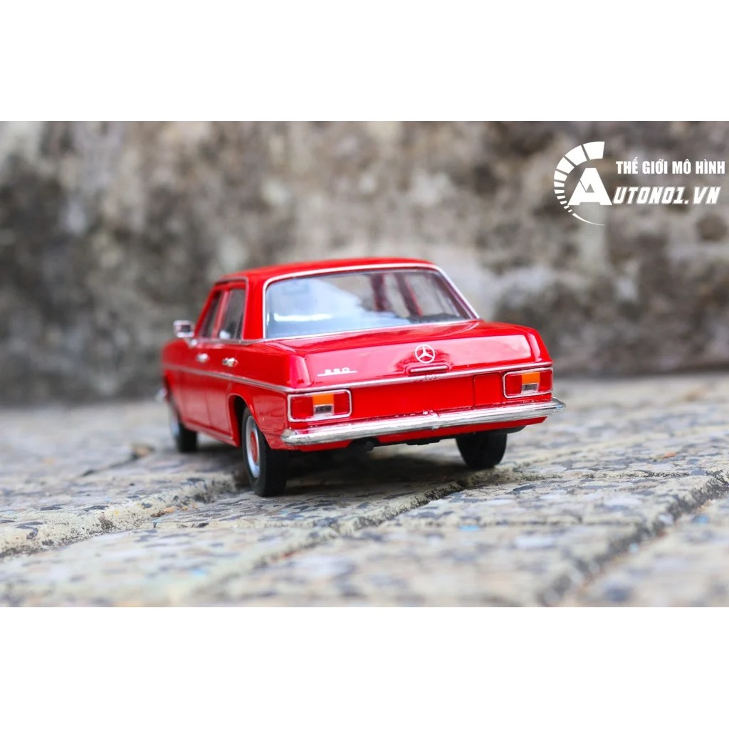 MÔ HÌNH XE MERCEDES-BENZ 220 RED 1:24 WELLY 6646