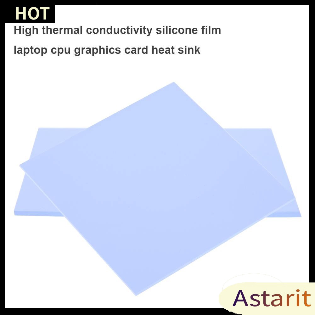 🌟Chất lượng cao nhất🍁100x100mm 0.5mm Silicone Thermal Pad Sheet Computer CPU Graphics Chip Heat Sink