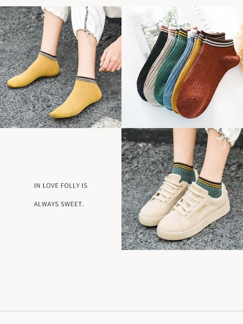 Tất nữ (vớ nữ) cotton cao cấp kháng khuẩn hàng nhập