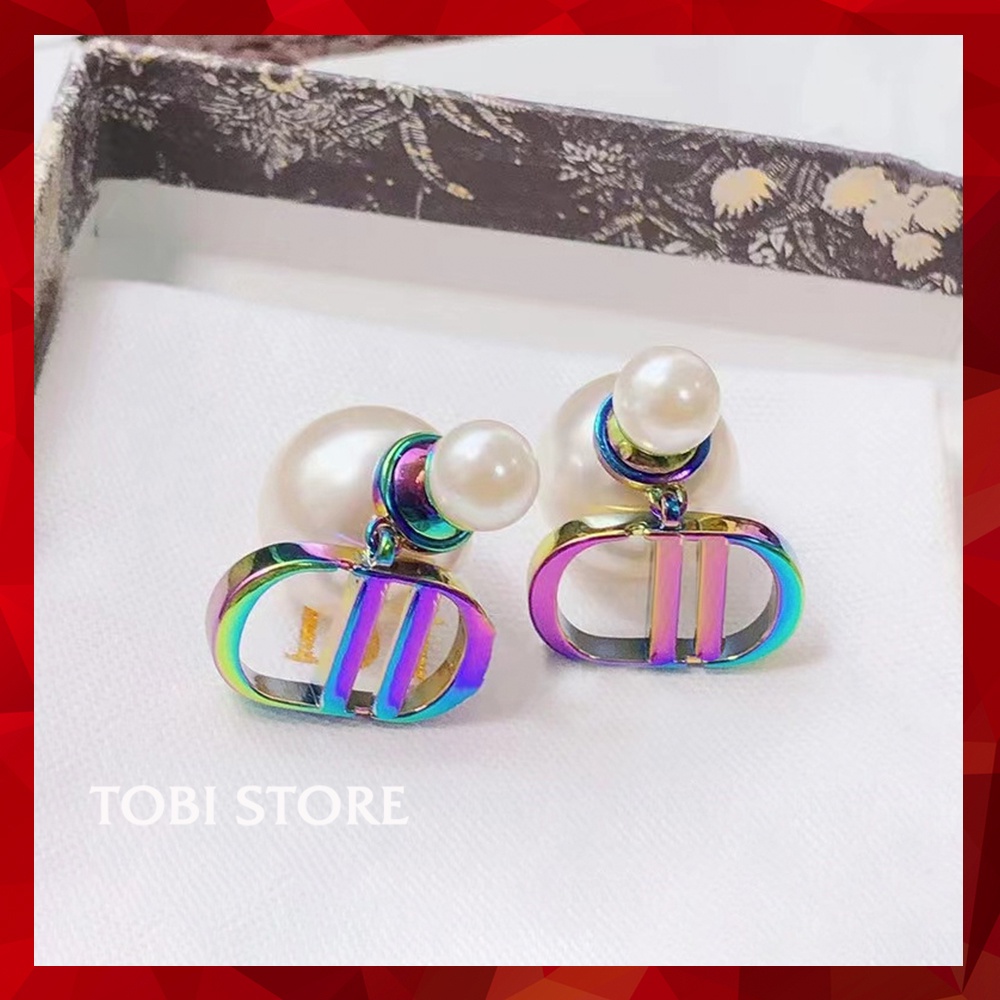 Khuyên Tai CD Đổi Màu Gradient Xanh Tím Hot Trend Cá Tính TB609